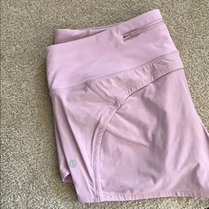 Light purple lululemon shorts